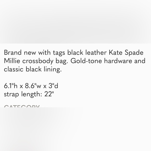 Black Kate Spade Millie bag - Picture 13 of 13